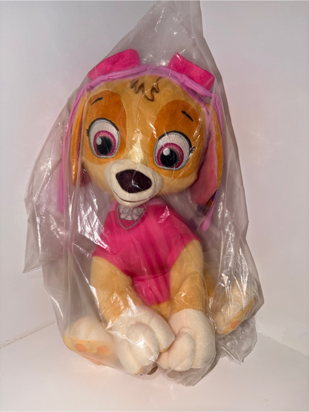 BNWT Paw Patrol Skye Plush Toy pink 14 inch